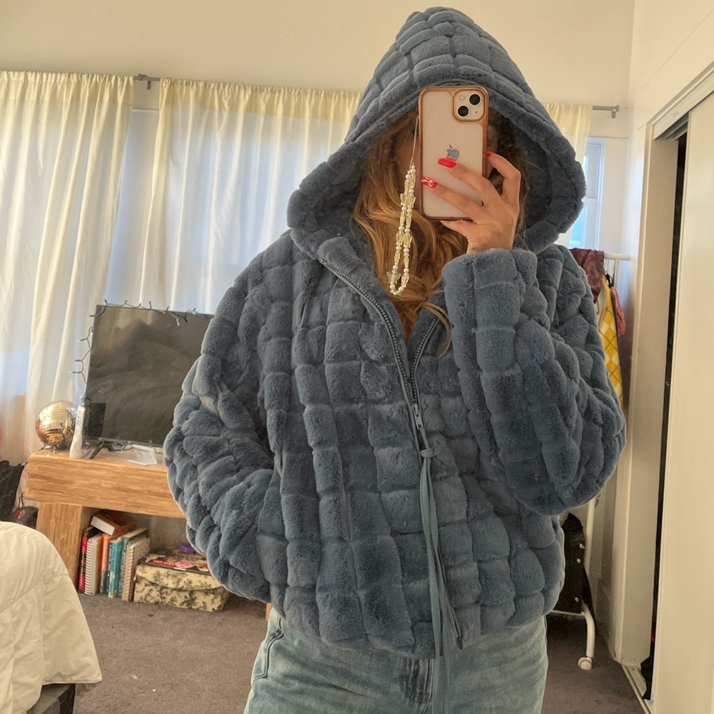 Blue Puffer Jacket